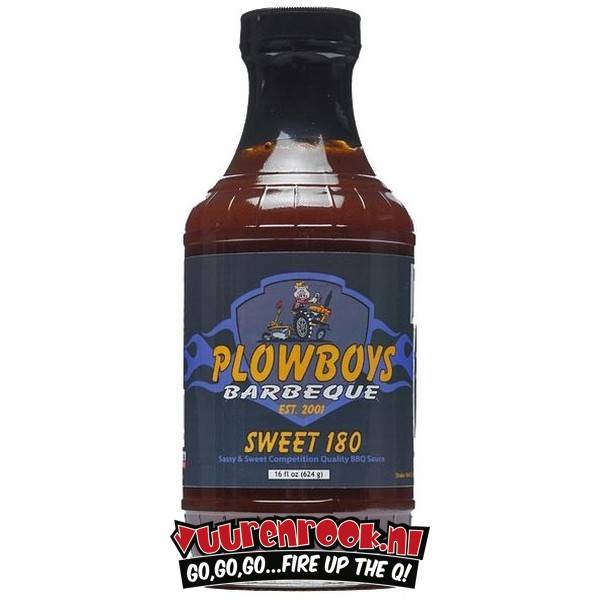 Plowboys Barbecue Sweet 180 BBQ Sauce 16oz - Afbeelding 3