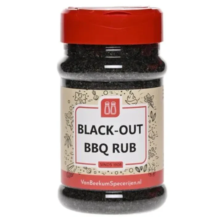 Van Beekum Black Out BBQ Rub 220 gram